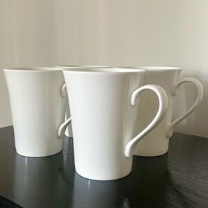Mikasa Lausanne Bone China Mug Set of 4 Almost New Condition Classy Mugs